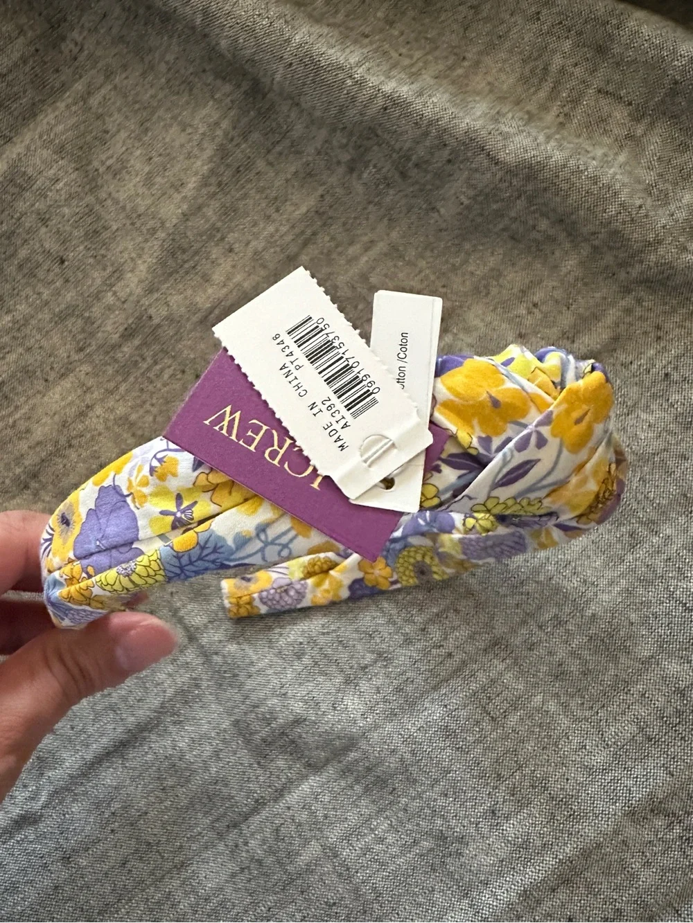 J. Crew Knot headband in Liberty® print
